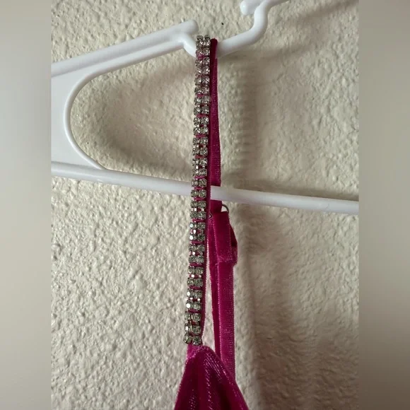 Lulu's Pink Satin Maxi Dress - Picture 12 of 13